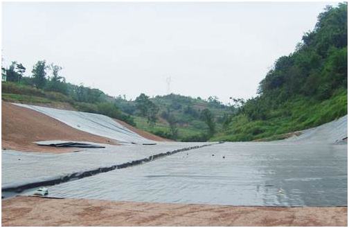 矿区废弃物填补塌陷区复合91视频直播APP膜得认可