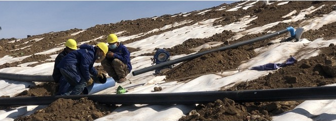 引洮供水一期工程中91视频直播APP膜的防渗设计---引洮明渠工程